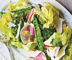 Fresh Spring Salad with Lemon Vinegarette